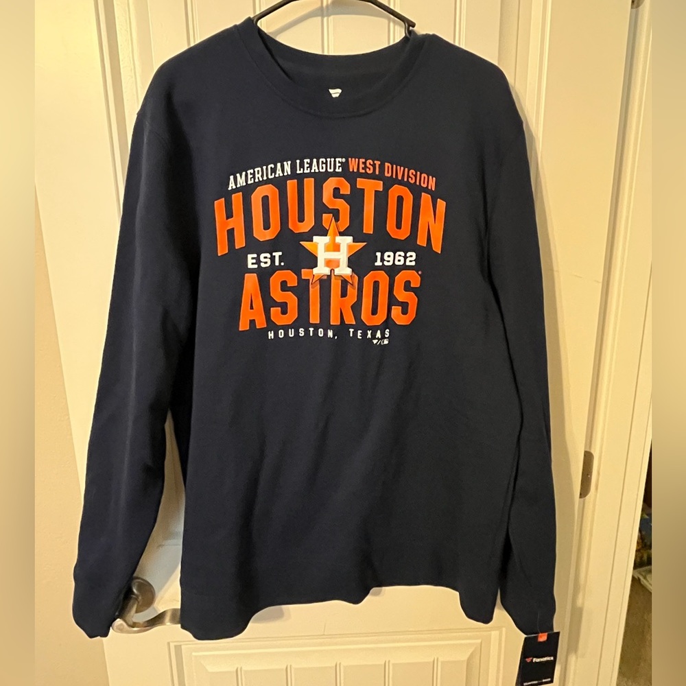 Houston Astros Sweatshirt- Fanatics brand, NWT